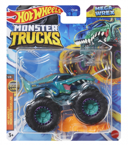 Jocuri si articole copii - Hot Wheels Monster Truck Masinuta Mega Wrex Scara 1:64