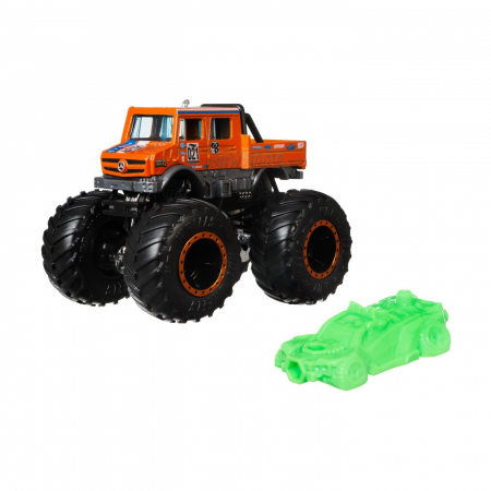 Hot wheels monster truck masinuta mercedes beng unimog scara 1:64 [1]