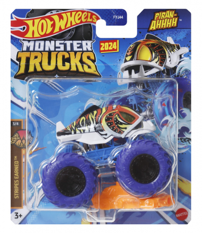 Jocuri si articole copii - HOT WHEELS MONSTER TRUCK MASINUTA PIRAN-AHHHH SCARA 1:64