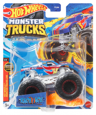 Masinute, Motociclete, Elicoptere, Avioane & Trenulete - Hot wheels monster truck masinuta race ace scara 1:64