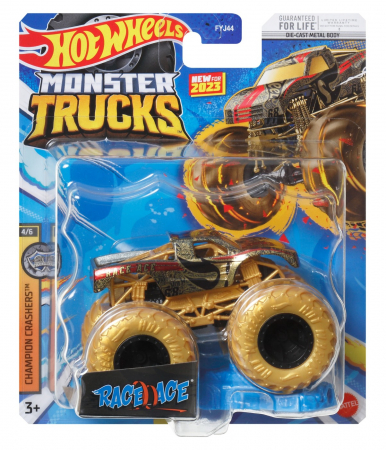 Masinute, Motociclete, Elicoptere, Avioane & Trenulete - Hot wheels monster truck masinuta race ace scara 1:64