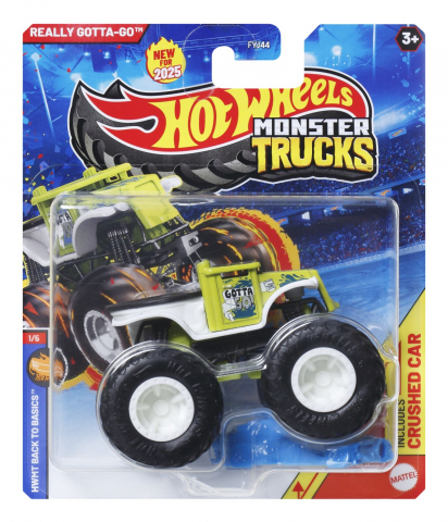 Jocuri si articole copii - HOT WHEELS MONSTER TRUCK MASINUTA REALLY GOTTA GO SCARA 1:64