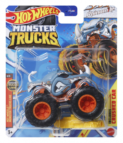 Jocuri si articole copii - HOT WHEELS MONSTER TRUCK MASINUTA RHINOMITE SCARA 1:64