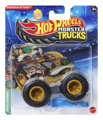 Jocuri si articole copii - HOT WHEELS MONSTER TRUCK MASINUTA SCRATCH ATTACK SCARA 1:64
