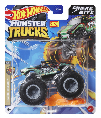 Jocuri si articole copii - HOT WHEELS MONSTER TRUCK MASINUTA SNAKE BITE SCARA 1:64