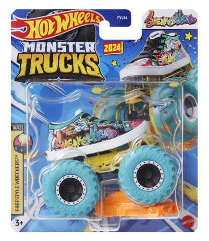 Jocuri si articole copii - HOT WHEELS MONSTER TRUCK MASINUTA SNEAKERHEAD SCARA 1:64