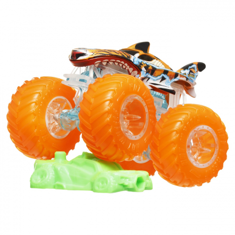 HOT WHEELS MONSTER TRUCK MASINUTA TIGER SHARK SCARA 1:64 [2]