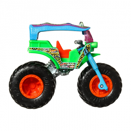 Hot wheels monster truck masinuta tuk n roll scara 1:64 [2]