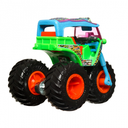 Hot wheels monster truck masinuta tuk n roll scara 1:64 [8]