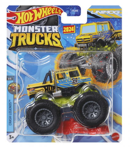 Jocuri si articole copii - HOT WHEELS MONSTER TRUCK MASINUTA UNIMOG SCARA 1:64
