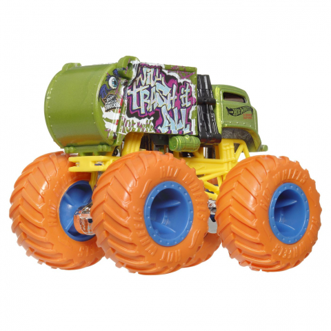 HOT WHEELS MONSTER TRUCK MASINUTA WILL TRASH IT ALL SCARA 1:64 [4]