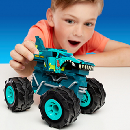 Hot Wheels Monster Truck Mega Set Construcție Mega Wrex [2]