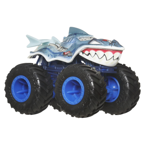 HOT WHEELS MONSTER TRUCK SHARKS VS DINOS MASINUTA GREAT BITE ECHIPA SHARK SCARA 1 LA 64 [4]
