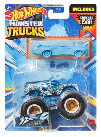 Masinute, Motociclete, Elicoptere, Avioane & Trenulete - Hot wheels monster truck si masinuta metalica 32 degrees