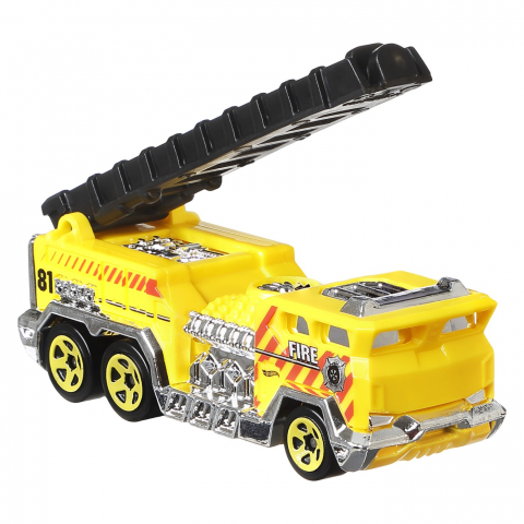 Hot Wheels Monster Truck Si Masinuta Metalica 5 Alarm [2]