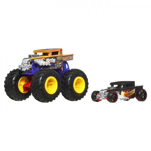 HOT WHEELS MONSTER TRUCK SI MASINUTA METALICA BONE SHAKER [2]
