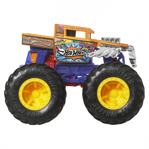 HOT WHEELS MONSTER TRUCK SI MASINUTA METALICA BONE SHAKER [5]