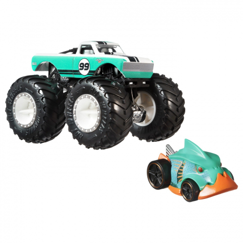 HOT WHEELS MONSTER TRUCK SI MASINUTA METALICA PURE MUSCLE [7]