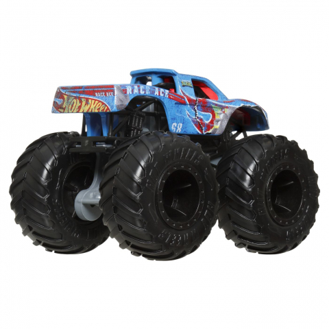 HOT WHEELS MONSTER TRUCK SI MASINUTA METALICA RACE ACE [4]