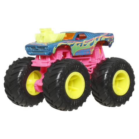HOT WHEELS MONSTER TRUCK SI MASINUTA METALICA RODGER DODGER VERDE [6]
