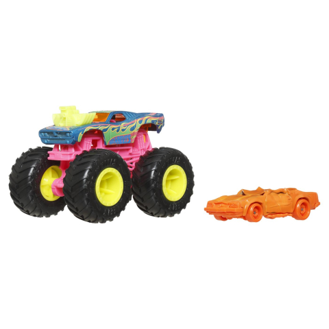 HOT WHEELS MONSTER TRUCK SI MASINUTA METALICA RODGER DODGER VERDE [2]