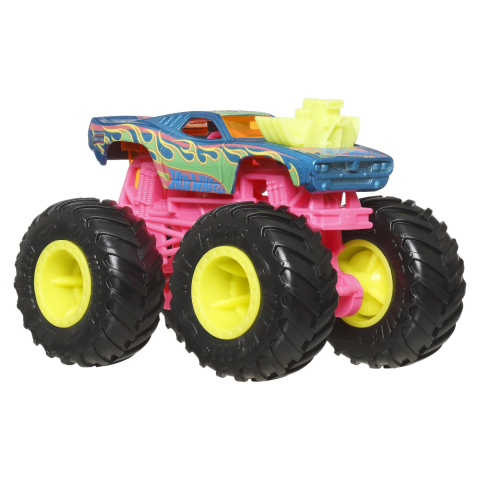 HOT WHEELS MONSTER TRUCK SI MASINUTA METALICA RODGER DODGER VERDE [4]