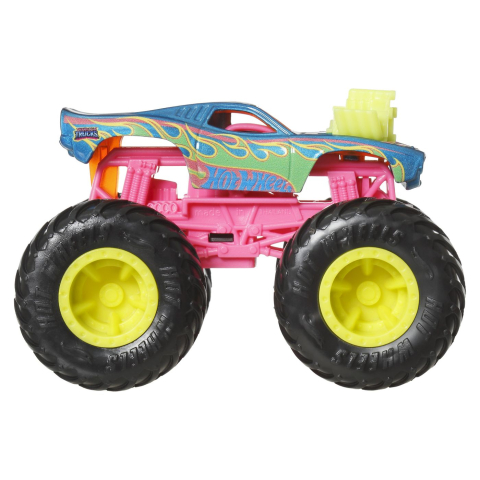 HOT WHEELS MONSTER TRUCK SI MASINUTA METALICA RODGER DODGER VERDE [5]