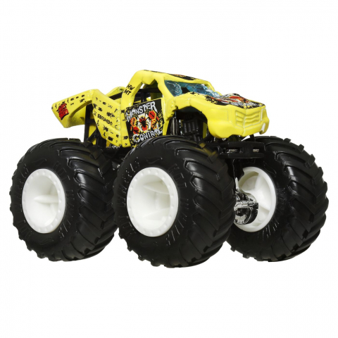 HOT WHEELS MONSTER TRUCK SI MASINUTA METALICA TOTALED [5]
