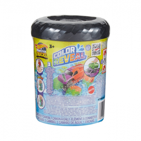 Jocuri si articole copii - HOT WHEELS MONSTER TRUCKS COLOR REVEAL CAMION SCARA 1:64