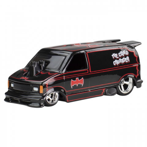 HOT WHEELS POP CULTURE MASINUTA METALICA BATMAN CHEVY 1985 ASTRO VAN SCARA 1:64 [1]