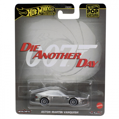 Jocuri de Rol - HOT WHEELS POP CULTURE MASINUTA METALICA DIE ANOTHER DAY ASTON MARTIN VANQUISH SCARA 1:64