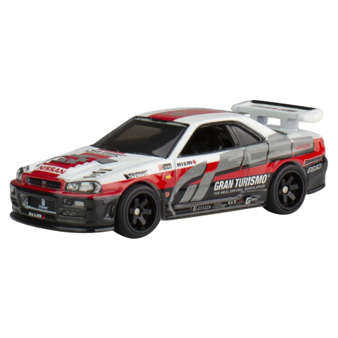 HOT WHEELS POP CULTURE MASINUTA METALICA GRAN TURISMO NISSAN SKYLINE GT R SCARA 1:64 [1]