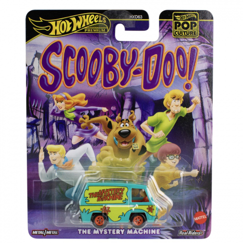 Jocuri de Rol - HOT WHEELS POP CULTURE MASINUTA METALICA SCOOBY DOO MASINA MISTERELOR SCARA 1:64