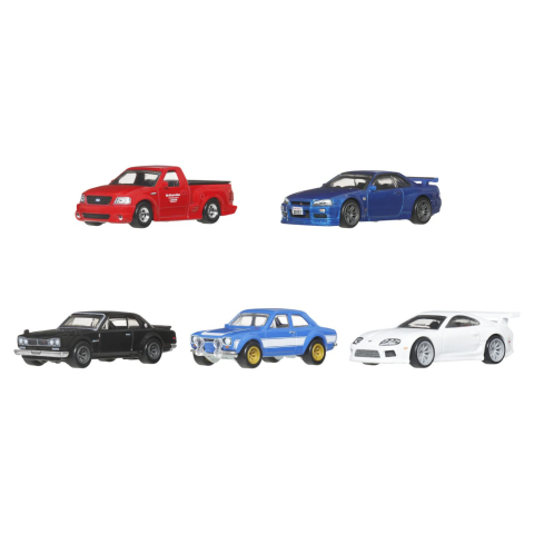 HOT WHEELS PREMIUM FAST AND FURIOUS SET 5 MASINUTE METALICE SCARA 1 LA 64 [2]