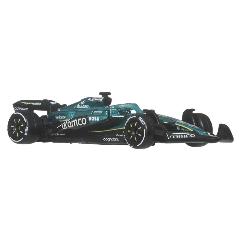 HOT WHEELS PREMIUM REAL RIDERS FORMULA 1 2024 MASINUTA METALICA ASTON MARTIN ARAMCO FORMULA ONE TEAM SCARA 1 LA 64 [1]