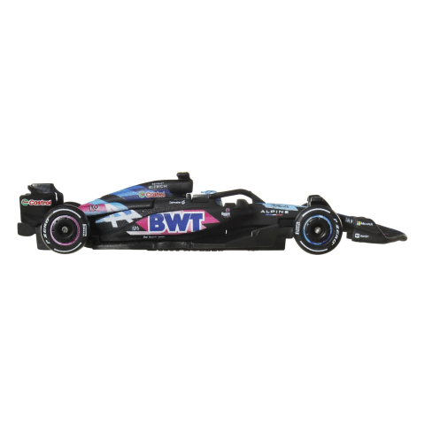 HOT WHEELS PREMIUM REAL RIDERS FORMULA 1 2024 MASINUTA METALICA BWT ALPINE F1 TEAM A524 NUMARUL 10 SCARA 1 LA 64 [2]