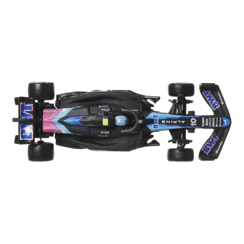 HOT WHEELS PREMIUM REAL RIDERS FORMULA 1 2024 MASINUTA METALICA BWT ALPINE F1 TEAM A524 NUMARUL 10 SCARA 1 LA 64 [3]