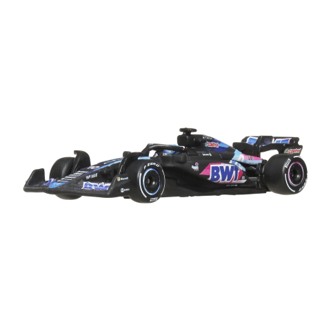 HOT WHEELS PREMIUM REAL RIDERS FORMULA 1 2024 MASINUTA METALICA BWT ALPINE F1 TEAM A524 NUMARUL 10 SCARA 1 LA 64 [4]