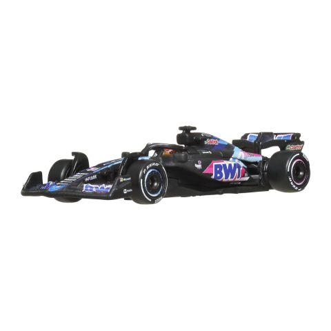 HOT WHEELS PREMIUM REAL RIDERS FORMULA 1 2024 MASINUTA METALICA BWT ALPINE F1 TEAM A524 NUMARUL 31 SCARA 1 LA 64 [4]