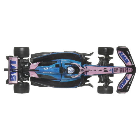 HOT WHEELS PREMIUM REAL RIDERS FORMULA 1 2024 MASINUTA METALICA BWT ALPINE FORMULA ONE TEAM SCARA 1 LA 64 [5]