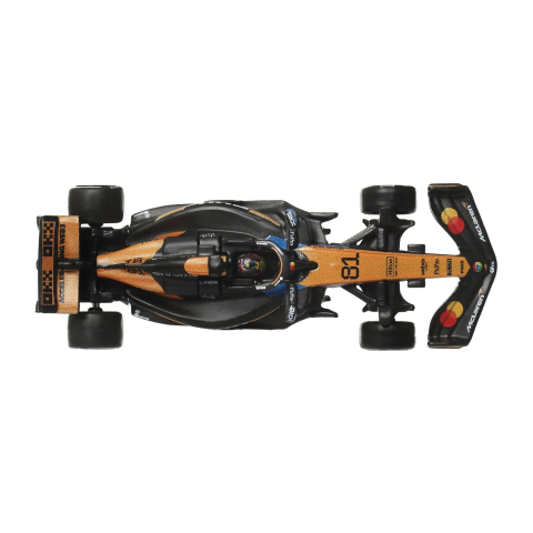 HOT WHEELS PREMIUM REAL RIDERS FORMULA 1 2024 MASINUTA METALICA MCLAREN FORMULA 1 TEAM NUMARUL 81 SCARA 1 LA 64 [5]