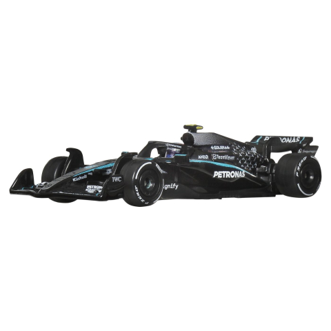 HOT WHEELS PREMIUM REAL RIDERS FORMULA 1 2024 MASINUTA METALICA MERCEDES AMG PETRONAS FORMULA ONE TEAM SCARA 1 LA 64 [5]
