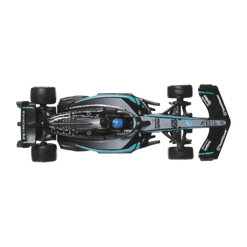 HOT WHEELS PREMIUM REAL RIDERS FORMULA 1 2024 MASINUTA METALICA MERCEDES AMG PETRONAS FORMULA ONE TEAM SCARA 1 LA 64 [3]