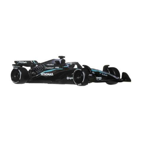 HOT WHEELS PREMIUM REAL RIDERS FORMULA 1 2024 MASINUTA METALICA MERCEDES AMG PETRONAS FORMULA ONE TEAM SCARA 1 LA 64 [1]