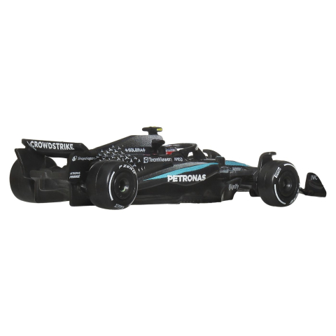 HOT WHEELS PREMIUM REAL RIDERS FORMULA 1 2024 MASINUTA METALICA MERCEDES AMG PETRONAS FORMULA ONE TEAM SCARA 1 LA 64 [2]