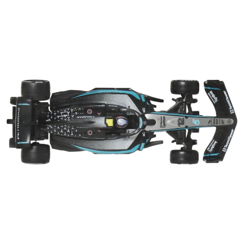 HOT WHEELS PREMIUM REAL RIDERS FORMULA 1 2024 MASINUTA METALICA MERCEDES AMG PETRONAS FORMULA ONE TEAM SCARA 1 LA 64 [4]