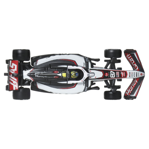 HOT WHEELS PREMIUM REAL RIDERS FORMULA 1 2024 MASINUTA METALICA MONEYGRAM HAAS F1 TEAM SCARA 1 LA 64 [4]