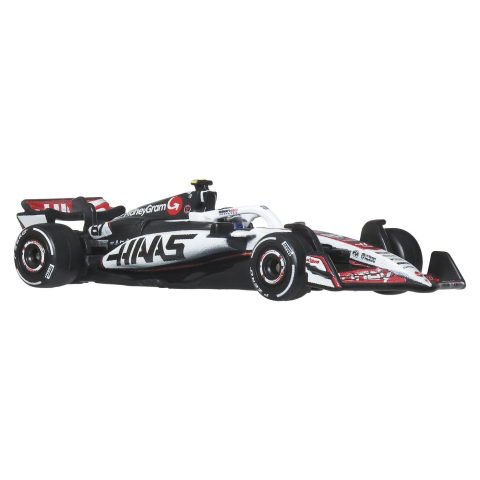 HOT WHEELS PREMIUM REAL RIDERS FORMULA 1 2024 MASINUTA METALICA MONEYGRAM HAAS F1 TEAM SCARA 1 LA 64 [1]