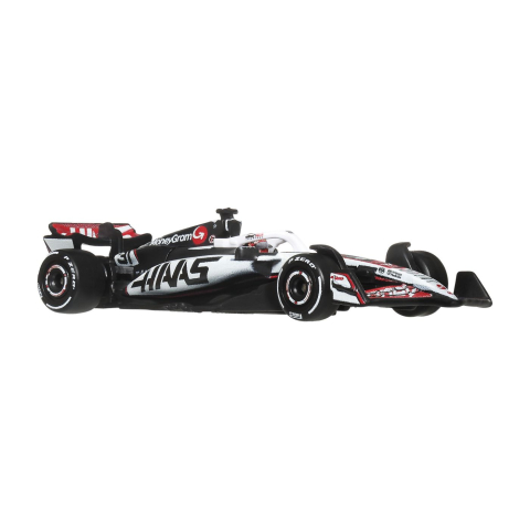 HOT WHEELS PREMIUM REAL RIDERS FORMULA 1 2024 MASINUTA METALICA MONEYGRAM HAAS  F1 TEAM SCARA 1 LA 64 [1]