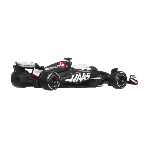 HOT WHEELS PREMIUM REAL RIDERS FORMULA 1 2024 MASINUTA METALICA MONEYGRAM HAAS F1 TEAM VF 24 NUMARUL 20 SCARA 1 LA 64 [5]